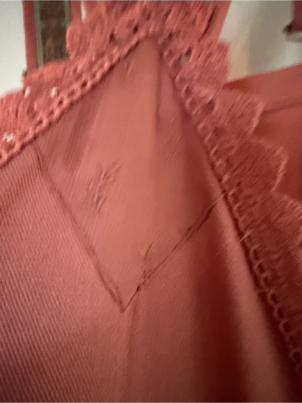 Free People Dusty Rose Lace-Trim Maxi Trails end Skirtall Sold out - Picture 9 of 14